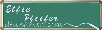 Elfie Pfeifer Visitenkarte